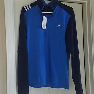 Men's Adidas pull over shirt